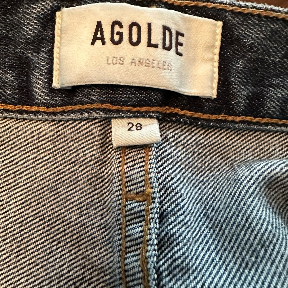 A Golde cuffed Jeans. Size 28